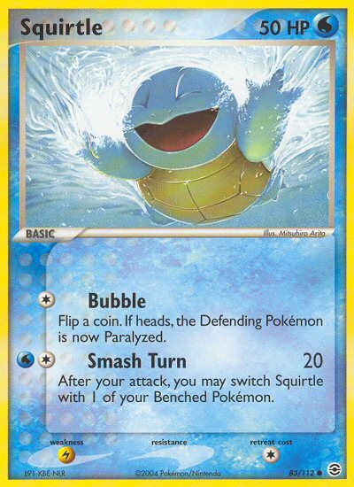 Carapuce (83/112) [EX : FireRed &amp; LeafGreen] 