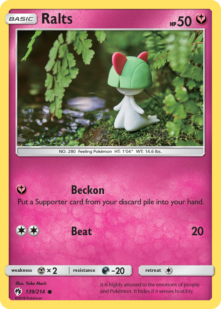 Ralts (139/214) [Sun & Moon: Lost Thunder][Yuka Morii]