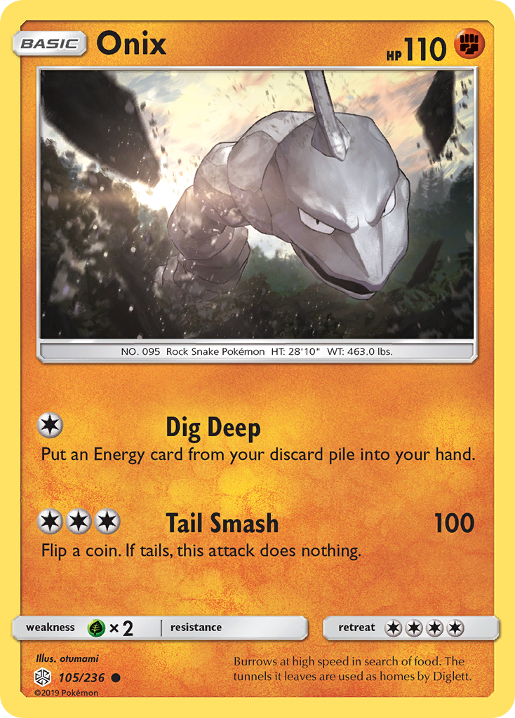 Onix (105/236) [Soleil et Lune : Éclipse Cosmique] 