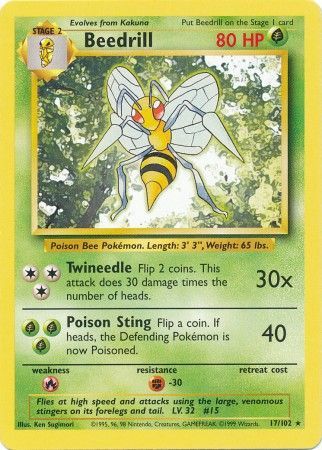 Beedrill (17/102) [Ensemble de base] 