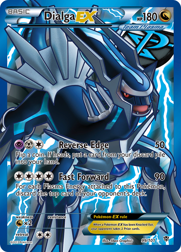 Dialga EX (99/101) [Noir &amp; Blanc : Explosion Plasma] 
