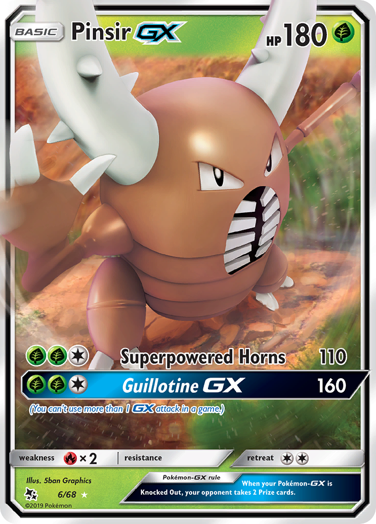 Pinsir GX (6/68) [Soleil et Lune : Destins Cachés] 
