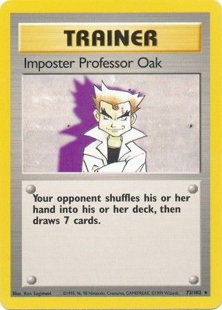 Imposteur Professeur Oak (73/102) [Ensemble de base illimité] 