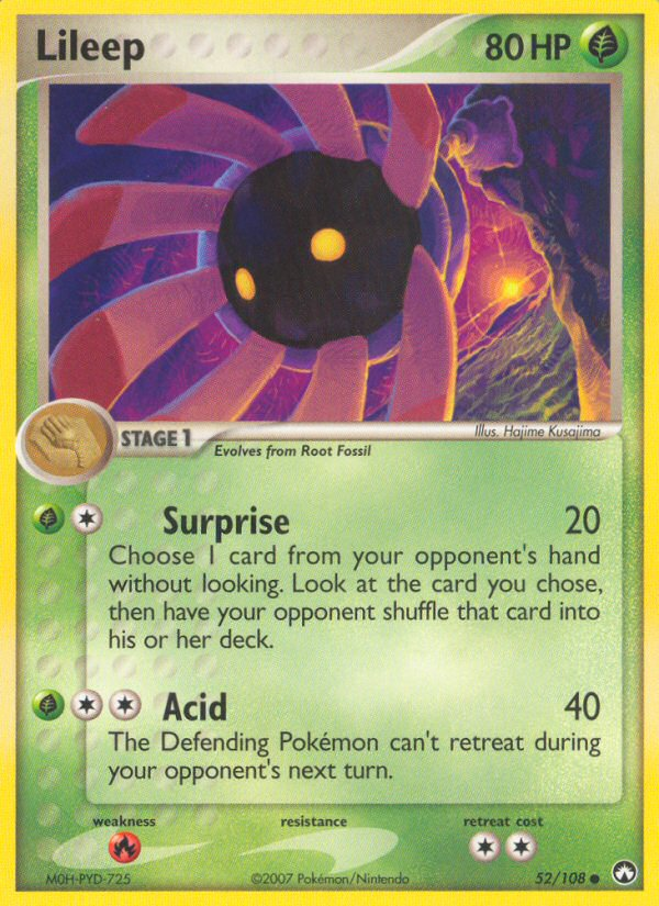 Lileep (52/108) [EX : Gardiens du pouvoir] 