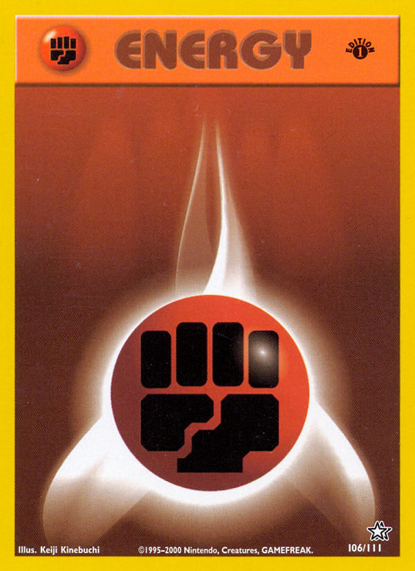 Énergie de combat (106/111) [Neo Genesis 1ère édition] 