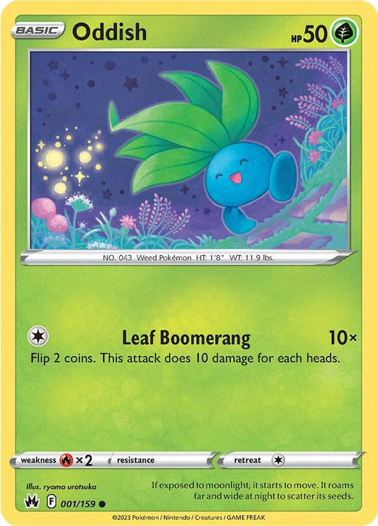 Oddish (001/159) [Épée et Bouclier: Crown Zenith] 