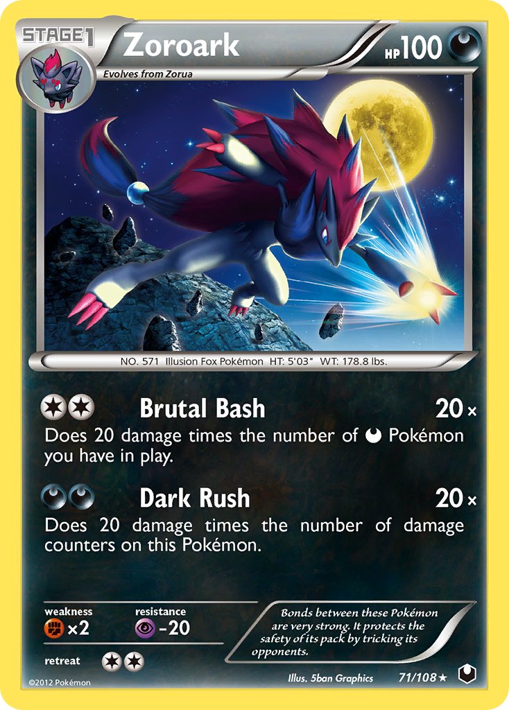 Zoroark (Cracked Ice Holo) (71/108) [Thème Deck Exclusivités] 
