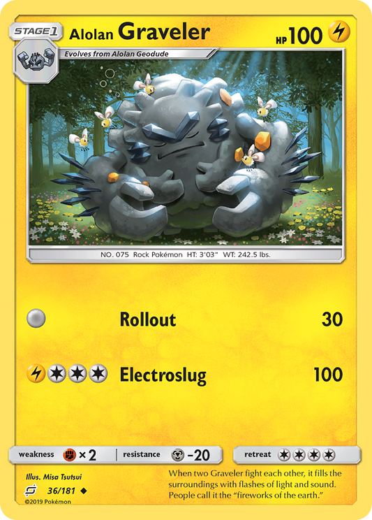 Alolan Graveler (36/181) [Soleil et Lune : Faites équipe] 