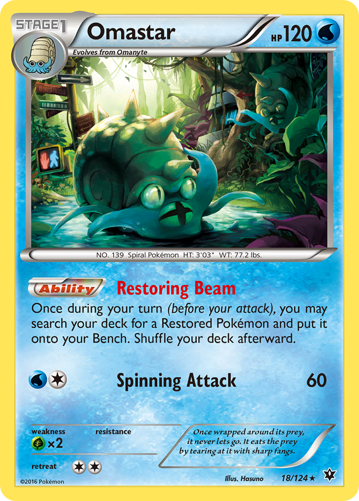 Omastar (18/124) [XY : collision des destins]