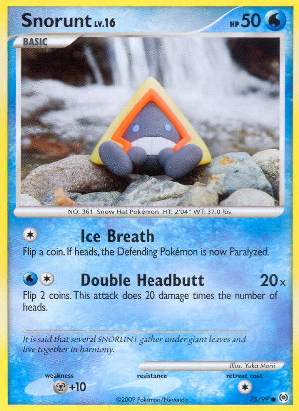 Snorunt (75/99) [Platinum: Arceus][Yuka Morii]