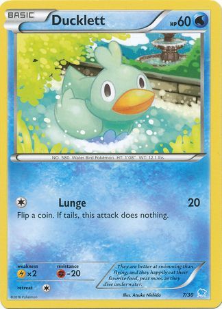 Ducklett (7/30) [XY : Trousse de dressage 3 - Suicune] 