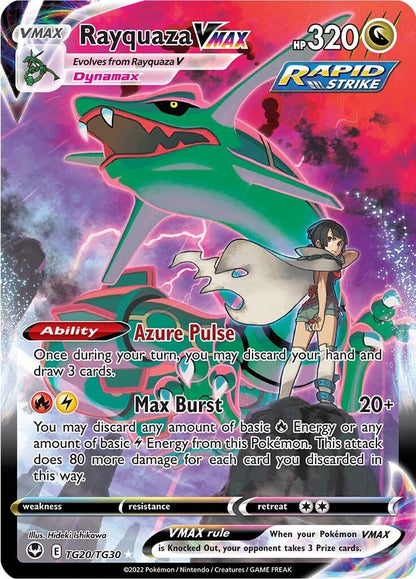 Rayquaza VMAX (TG20/TG30) [Épée et Bouclier : Tempête d'argent] 
