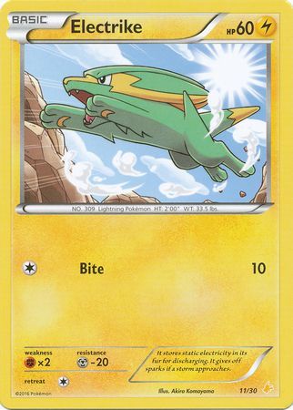 Electrike (11/30) [XY : Kit de dressage 3 - Pikachu Libre] 