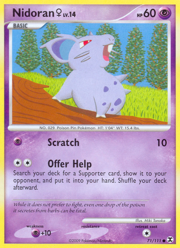 Nidoran (Femme) (71/111) [Rising Rivals] 