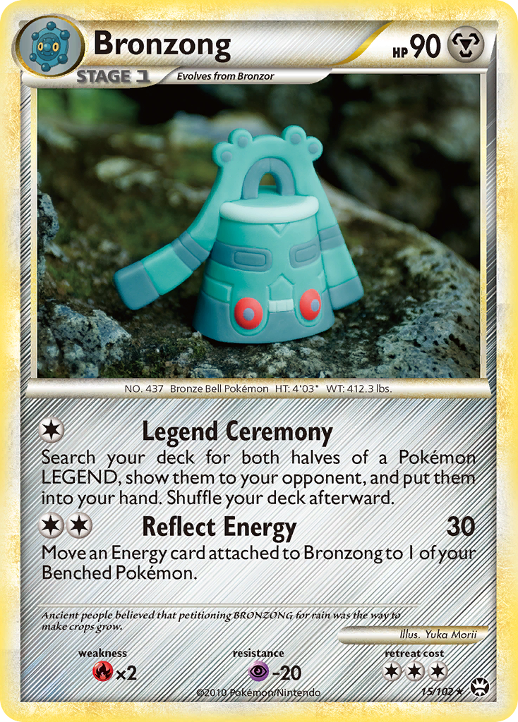 Bronzong (15/102) [HeartGold & SoulSilver: Triumphant][Yuka Morii]