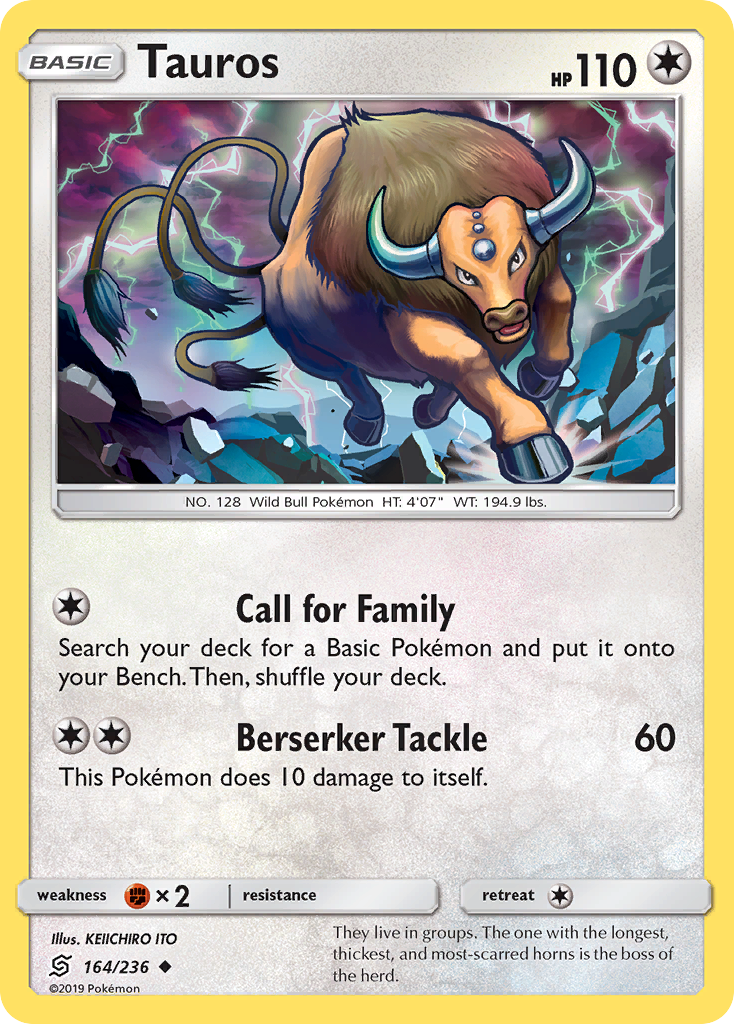 Tauros (164/236) [Soleil et Lune : Esprits Unifiés] 