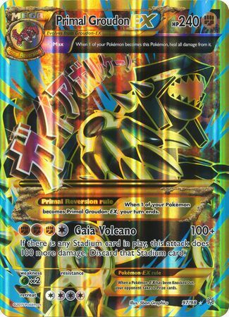 Primal Groudon EX (97/98) (Carte Jumbo) [XY : Origines antiques] 