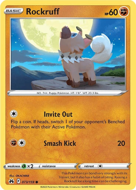 Rockruff (073/159) [Épée &amp; Bouclier : Crown Zenith] 