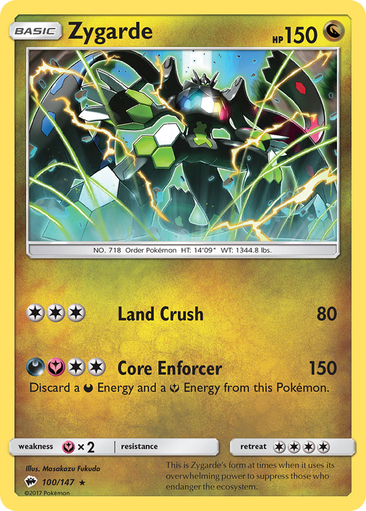 Zygarde (100/147) [Soleil et Lune : Ombres Brûlantes] 