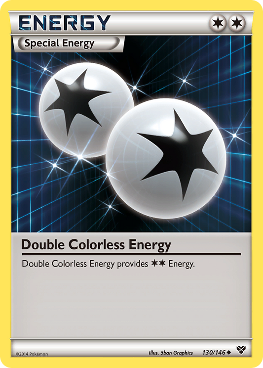 Double énergie incolore (130/146) [XY : Ensemble de base] 