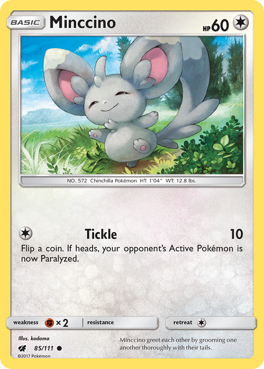 Minccino (85/111) [Soleil et Lune : Invasion cramoisie] 