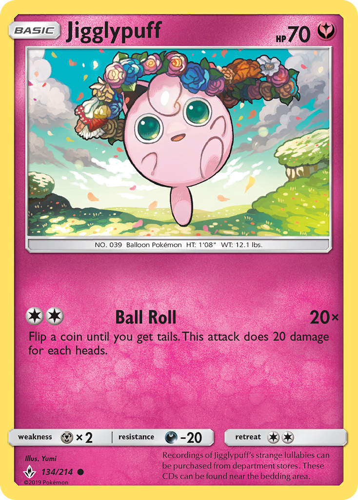 Jigglypuff (134/214) [Soleil et Lune : Liens ininterrompus] 