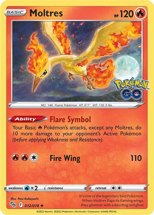 Sulfura (012/078) [Pokémon GO] 