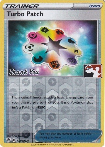 Turbo Patch (172/189) (Pokemon League) [Épée et Bouclier : Ténèbres Ablaze] 