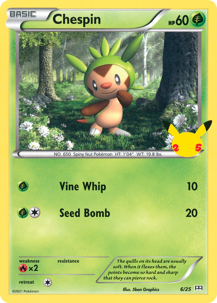 Chespin (6/25) [McDonald's 25th Anniversary]