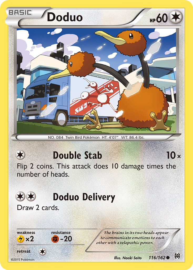 Doduo (116/162) [XY : PERCÉE] 