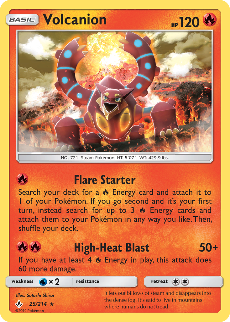 Volcanion (25/214) [Soleil et Lune : Liens ininterrompus] 