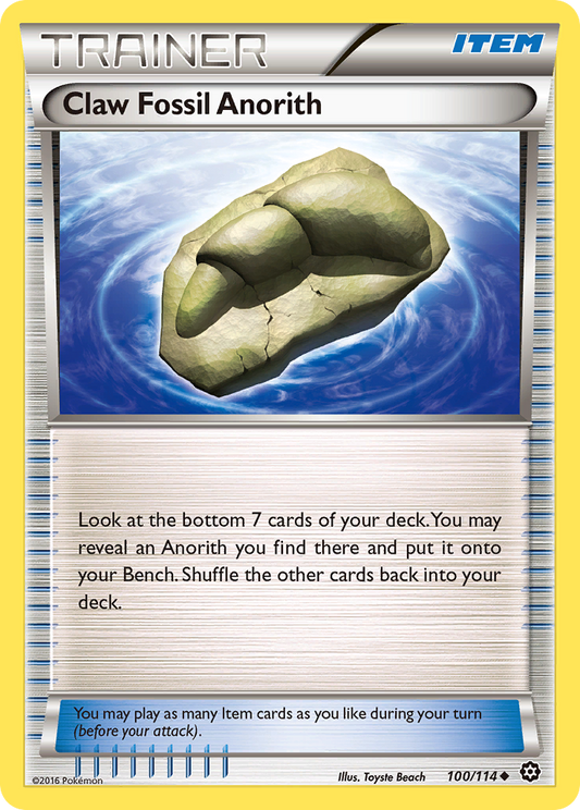 Griffe Fossile Anorith (100/114) [XY: Steam Siege] 