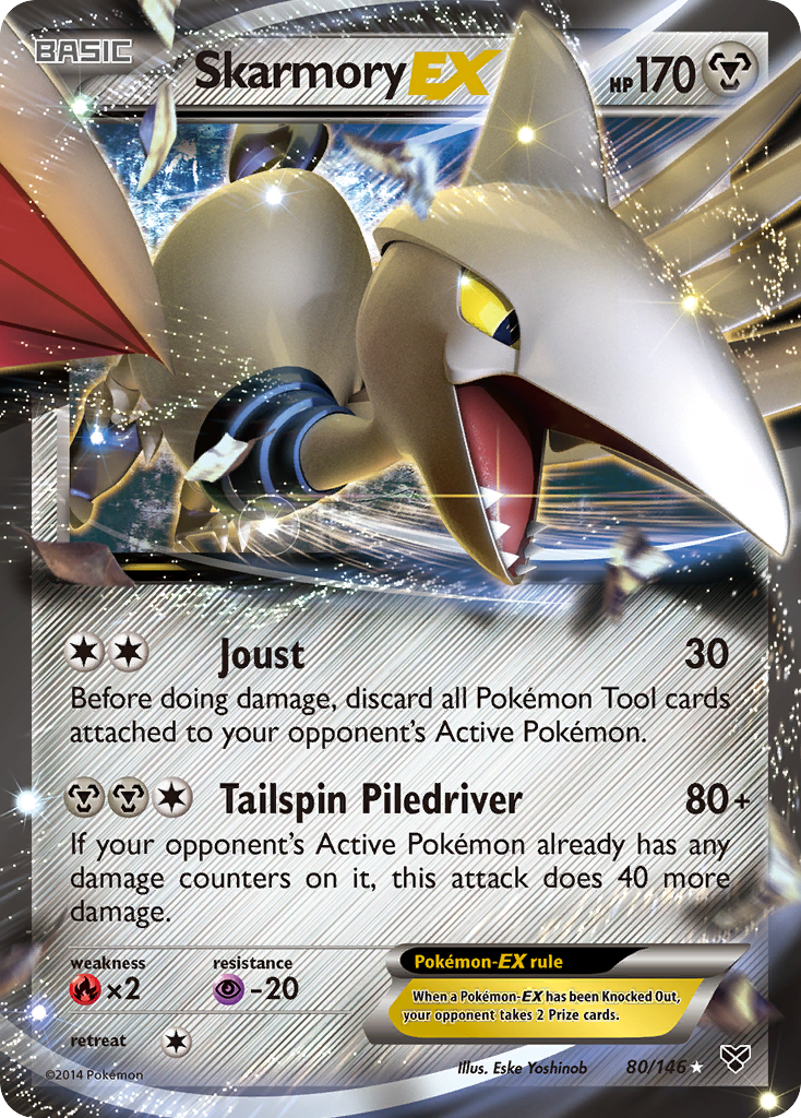 Skarmory EX (80/146) [XY : ensemble de base] 