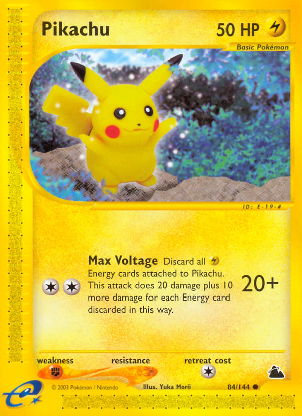 Pikachu (84/144) [Skyridge][Yuka Morii]