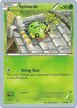 Spinarak (5/98) (Bebe - Jesper Eriksen) [Championnats du monde 2016] 