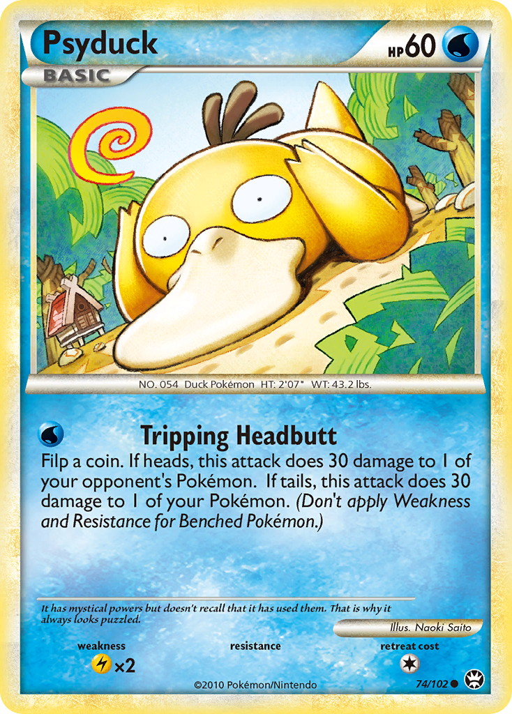 Psykokwak (74/102) [HeartGold &amp; SoulSilver: Triumphant] 