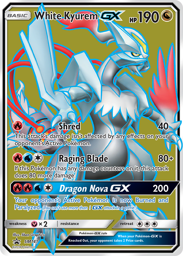 Kyurem GX blanc (SM141) [Soleil et lune : promotions de l'étoile noire] 