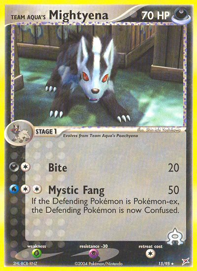 Mightyena de la Team Aqua (15/95) [EX : Team Magma contre Team Aqua] 