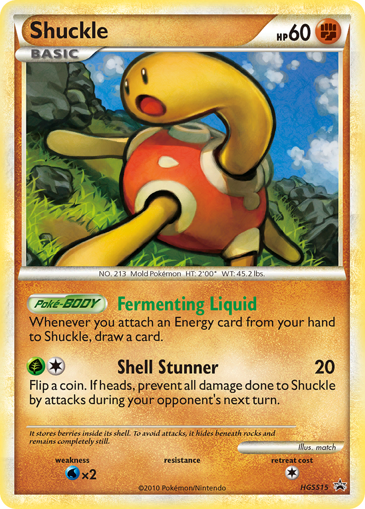 Shuckle (HGSS15) [HeartGold &amp; SoulSilver: Promos Black Star] 