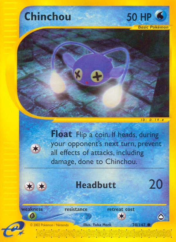 Chinchou (70/147) [Aquapolis][Yuka Morii]