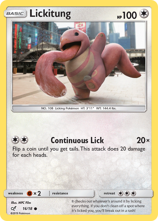 Lickitung (16/18) [Soleil et Lune : Détective Pikachu] 