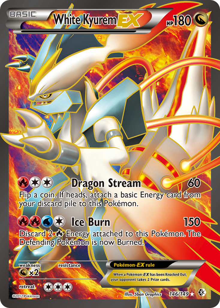 White Kyurem EX (146/149) [Noir et blanc : frontières franchies] 