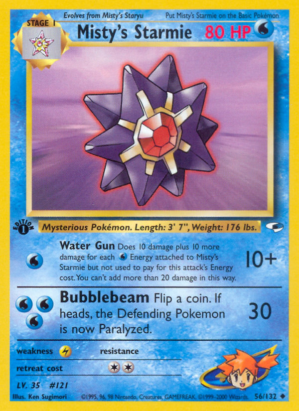 Starmie de Misty (56/132) [Gym Heroes 1ère édition] 