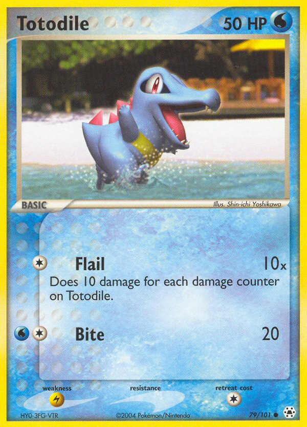 Totodile (79/101) [EX : Légendes cachées] 