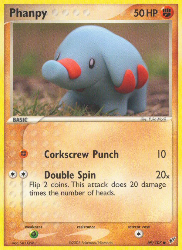 Phanpy (69/107) [EX: Deoxys][Yuka Morii]