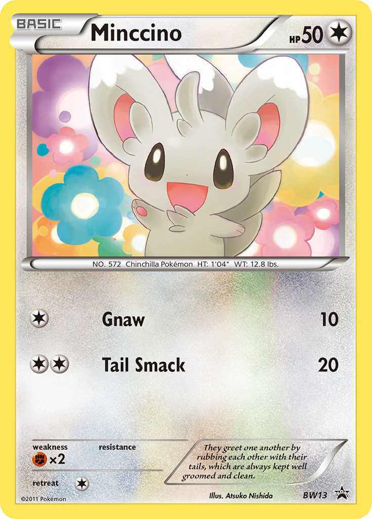 Minccino (BW13) (Cracked Ice Holo) [Noir et blanc : Black Star Promos] 