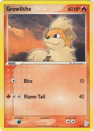 Growlithe (4/12) [EX : Kit de dressage 2 - Minun] 