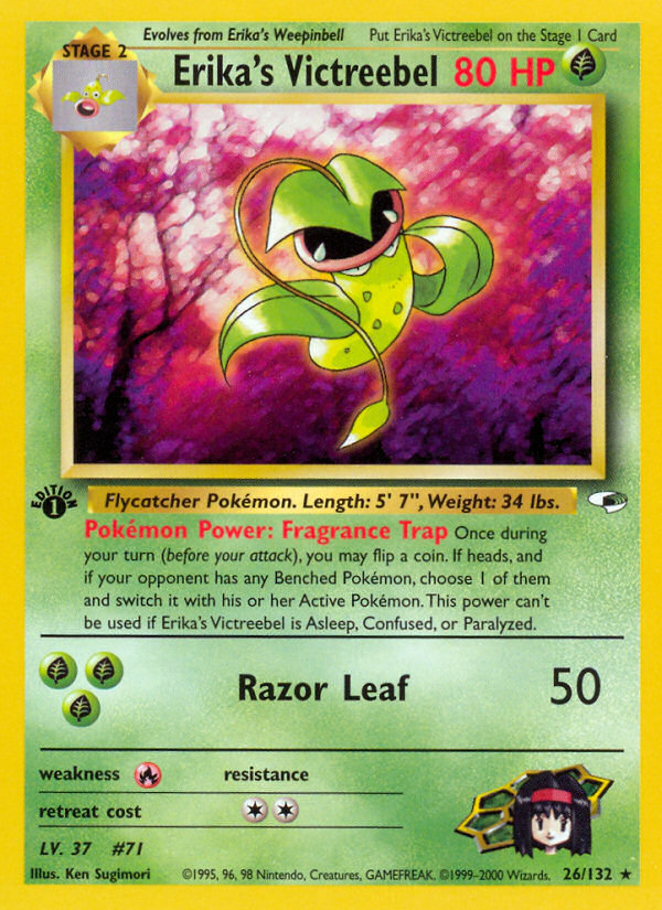 Victreebel d'Erika (26/132) [Gym Heroes 1ère édition] 