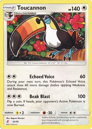 Toucannon (22/30) [Soleil et Lune : Kit de dressage - Lycanroc] 