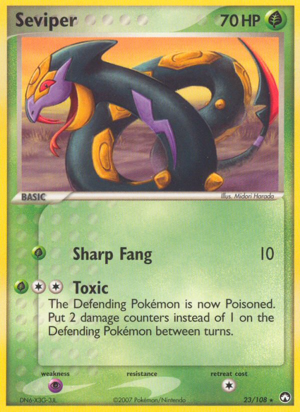Seviper (23/108) [EX : Gardiens du Pouvoir] 